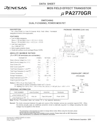UPA2770GR(0)-E1-AY Datenblatt Seite 3