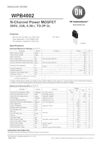 WPB4002-1E Datasheet Cover