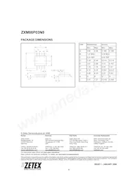 ZXM66P03N8TA Datasheet Pagina 4