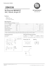 2SK536-TB-E Datasheet Cover