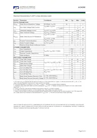 AO4268 Datasheet Pagina 2