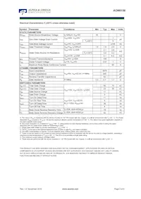 AON6156 Datasheet Pagina 2