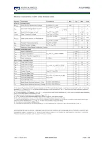 AOUS66923 Datasheet Page 2
