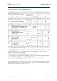 AOWF296 Datasheet Page 2