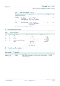 BUK6207-55C Datasheet Page 2