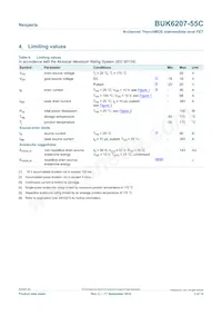 BUK6207-55C Datasheet Page 3
