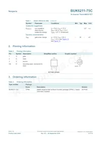 BUK6211-75C Datasheet Page 2