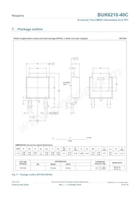 BUK6218-40C Datasheet Page 10
