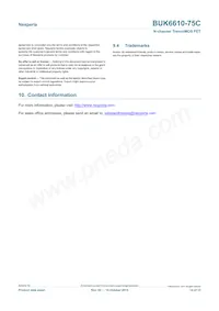 BUK6610-75C Datasheet Page 14