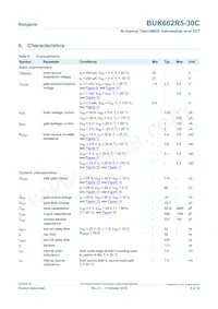 BUK662R5-30C Datasheet Page 6