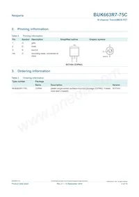 BUK663R7-75C Datasheet Page 2