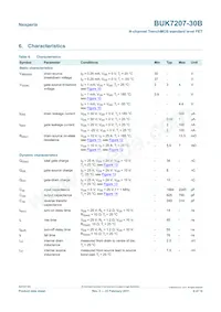 BUK7207-30B Datasheet Page 6