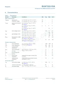 BUK7222-55A Datasheet Page 5