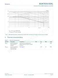 BUK7610-55AL Datasheet Page 4