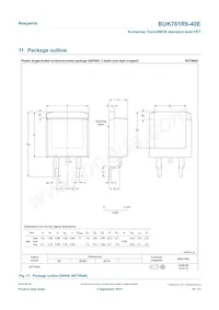 BUK761R6-40E Datasheet Page 10