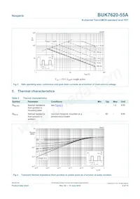 BUK7620-55A Datasheet Page 4