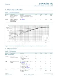 BUK762R0-40C Datasheet Pagina 5