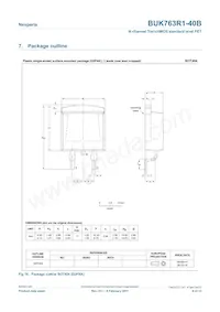 BUK763R1-40B Datasheet Page 9