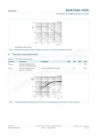 BUK7640-100A Datasheet Page 4
