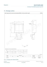 BUK764R0-40E Datasheet Page 10