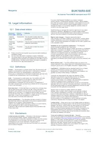 BUK766R0-60E Datasheet Page 11