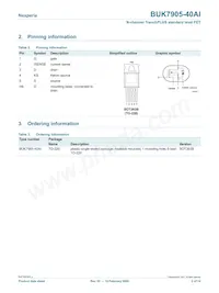 BUK7905-40AI Datasheet Page 2