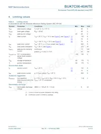 BUK7C06-40AITE Datasheet Page 4