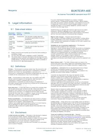 BUK7E3R1-40E Datasheet Page 11