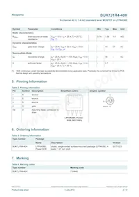 BUK7J1R4-40HX Datasheet Page 2