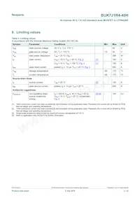 BUK7J1R4-40HX Datasheet Page 3