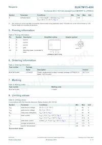 BUK7M15-40HX Datasheet Page 2