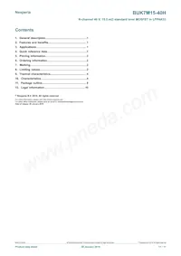 BUK7M15-40HX Datasheet Page 11