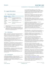 BUK7M27-80EX Datasheet Page 11