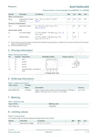 BUK7S0R9-40HJ Datasheet Page 2