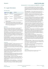 BUK7S1R0-40HJ Datasheet Page 12