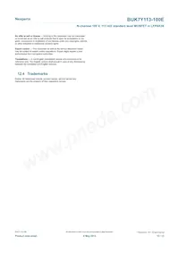 BUK7Y113-100EX Datasheet Pagina 12