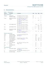 BUK7Y18-55B Datasheet Page 6