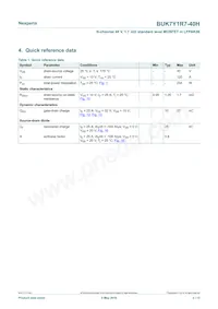 BUK7Y1R7-40HX Datasheet Page 2