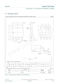 BUK7Y1R7-40HX Datasheet Page 11