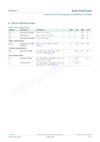 BUK7Y2R5-40HX Datasheet Page 2