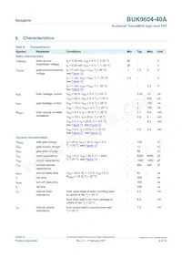 BUK9604-40A Datasheet Page 6