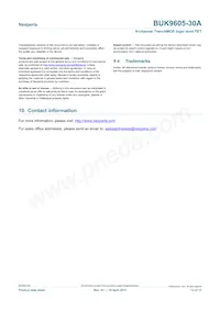 BUK9605-30A Datasheet Pagina 12