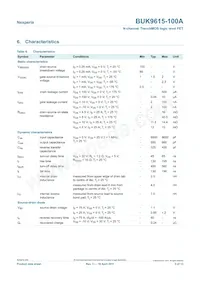BUK9615-100A Datasheet Page 5