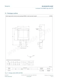 BUK963R3-60E Datasheet Page 10
