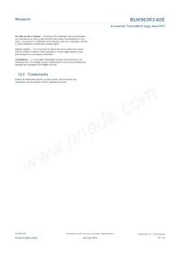 BUK963R3-60E Datasheet Page 12