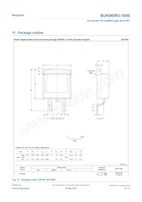 BUK969R3-100E數據表 頁面 10