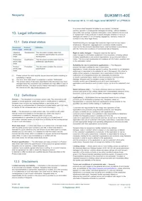 BUK9M11-40EX Datasheet Page 11