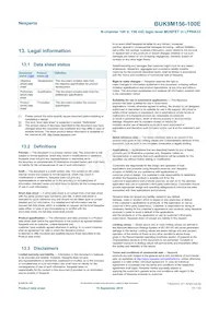 BUK9M156-100EX Datasheet Page 11