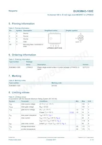 BUK9M43-100EX Datasheet Page 2