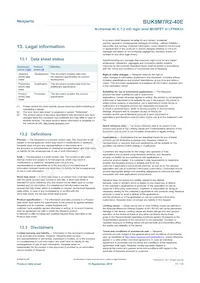 BUK9M7R2-40EX Datasheet Page 11